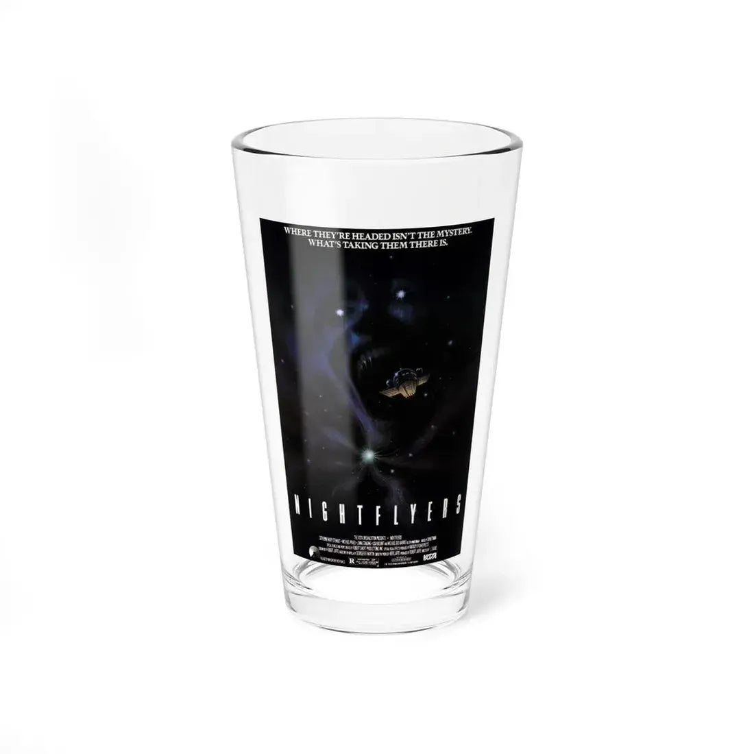NIGHTFLYERS 1987 Movie Poster - Pint Glass 16oz 16oz - Go Mug Yourself