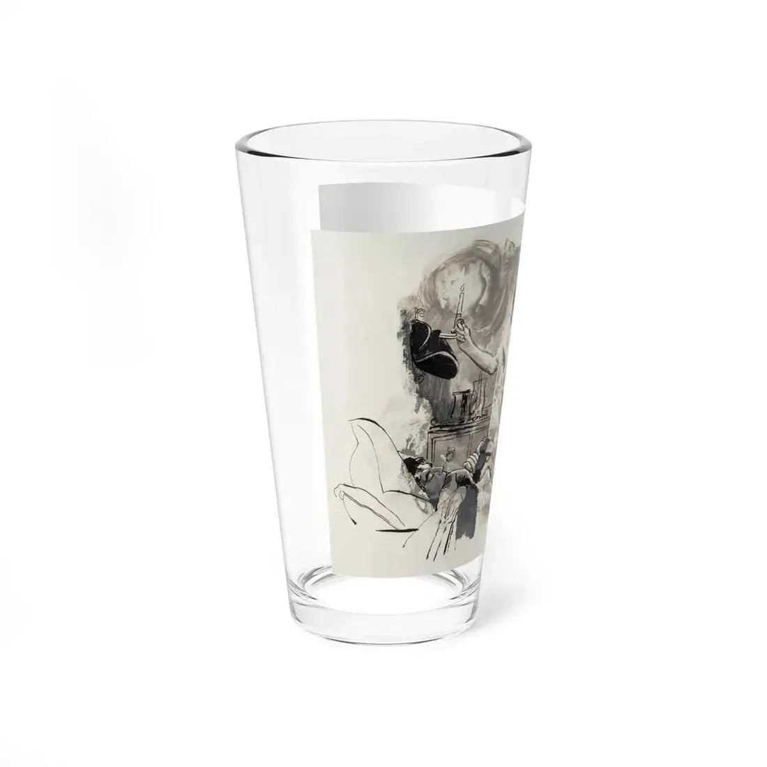Nightingale (Magazine Illustration) Pint Glass 16oz - Go Mug Yourself