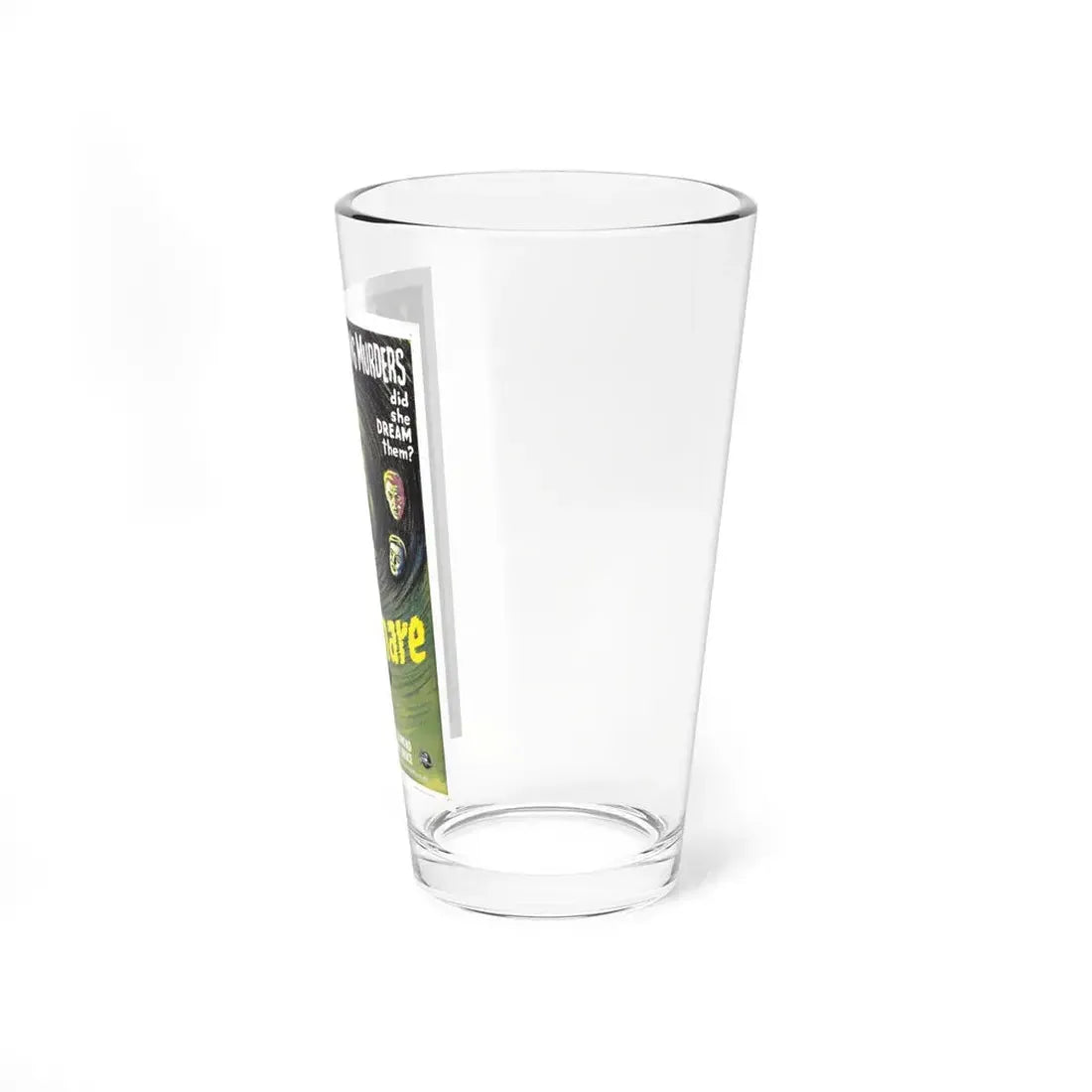 NIGHTMARE 1964 Movie Poster - Pint Glass 16oz - Go Mug Yourself