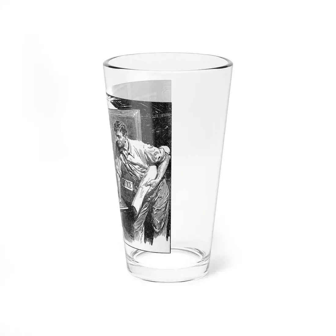 Nightmare Alley, Liberty magazine, January 4, 1947 (Magazine Illustration) Pint Glass 16oz - Go Mug Yourself