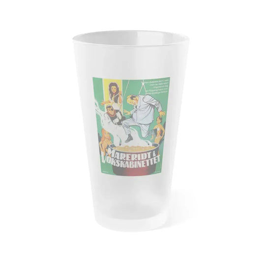 NIGHTMARE IN WAX (DANISH) 1969 Movie Poster - Frosted Pint Glass 16oz 16oz Frosted - Go Mug Yourself