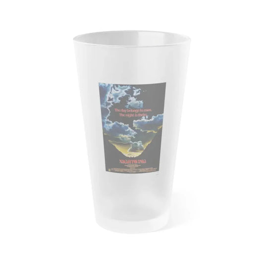 NIGHTWING (TEASER) 1979 Movie Poster - Frosted Pint Glass 16oz 16oz Frosted - Go Mug Yourself