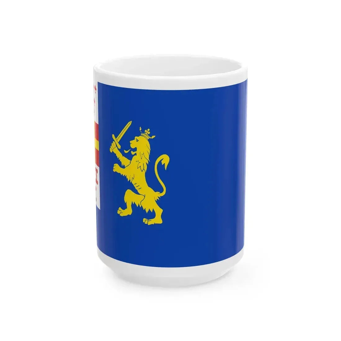 Nijkerk vlag (Netherlands) White Coffee Mug 15oz - Go Mug Yourself
