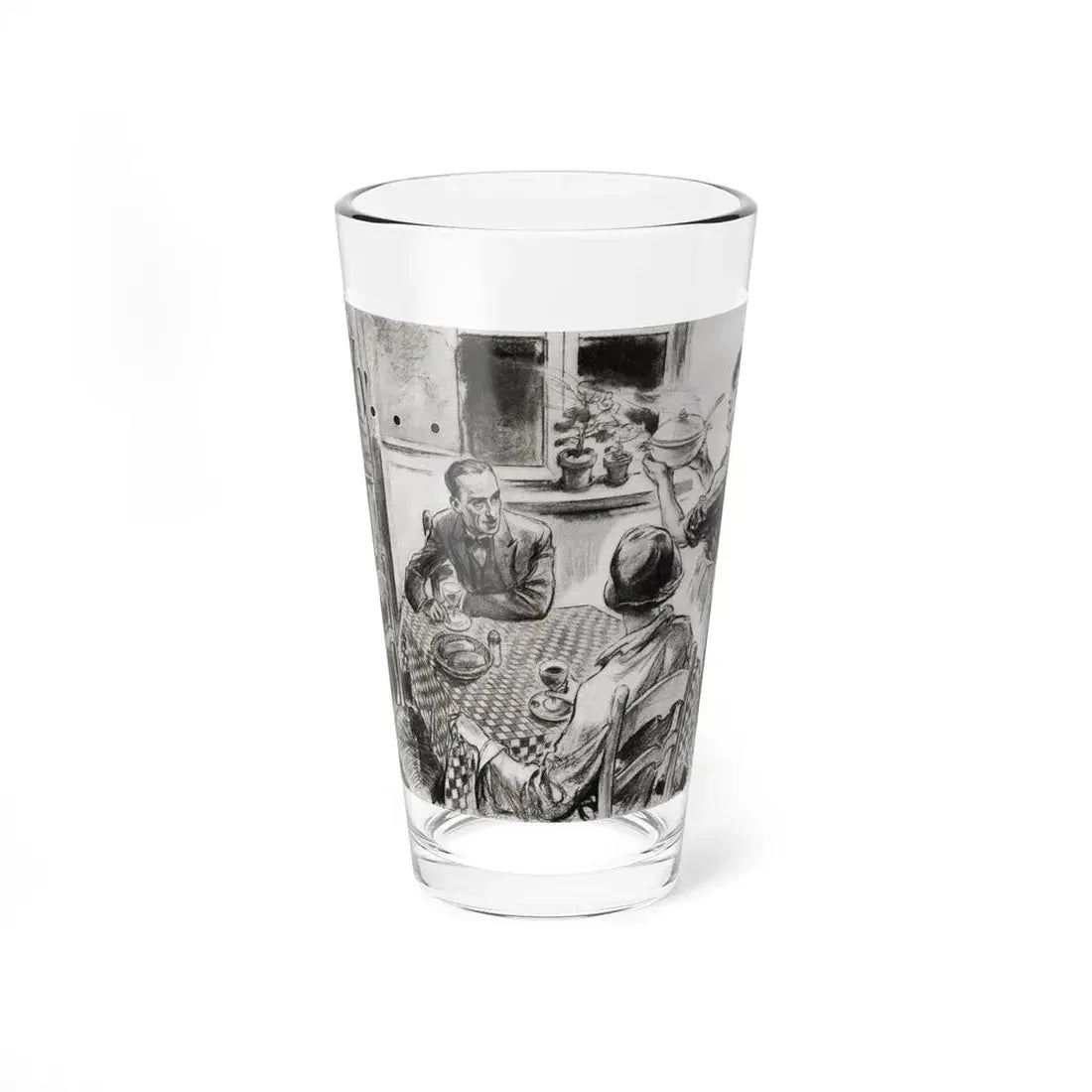 Nini Was a Lady, Cosmopolitan, January 1934 (Magazine Illustration) Pint Glass 16oz 16oz - Go Mug Yourself