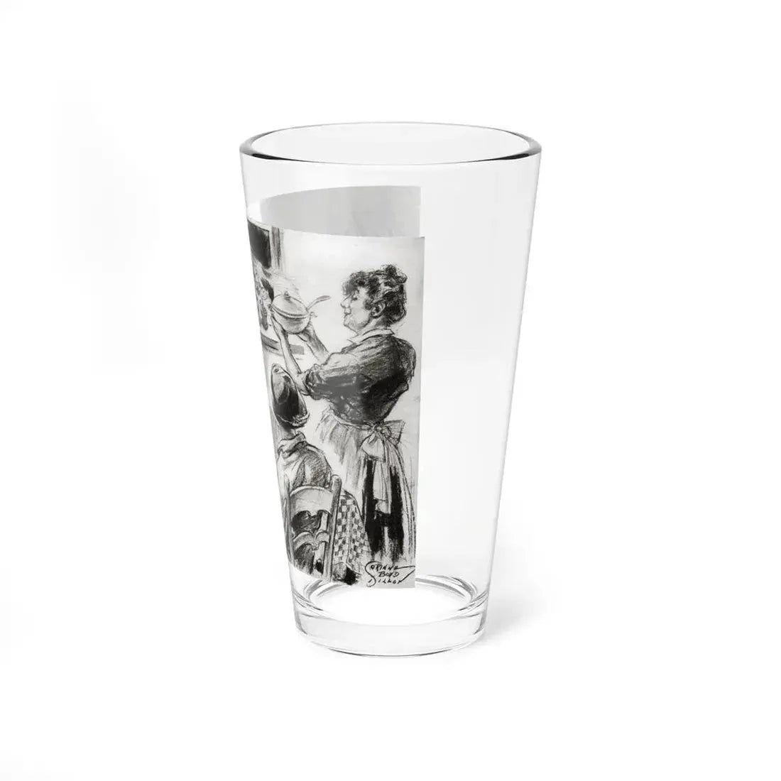 Nini Was a Lady, Cosmopolitan, January 1934 (Magazine Illustration) Pint Glass 16oz - Go Mug Yourself