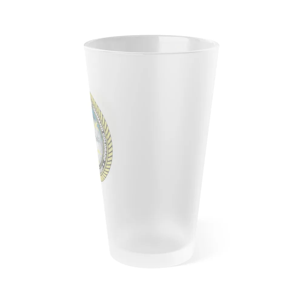 NIOC Colorado (U.S. Navy) Frosted Pint Glass 16oz-Go Mug Yourself