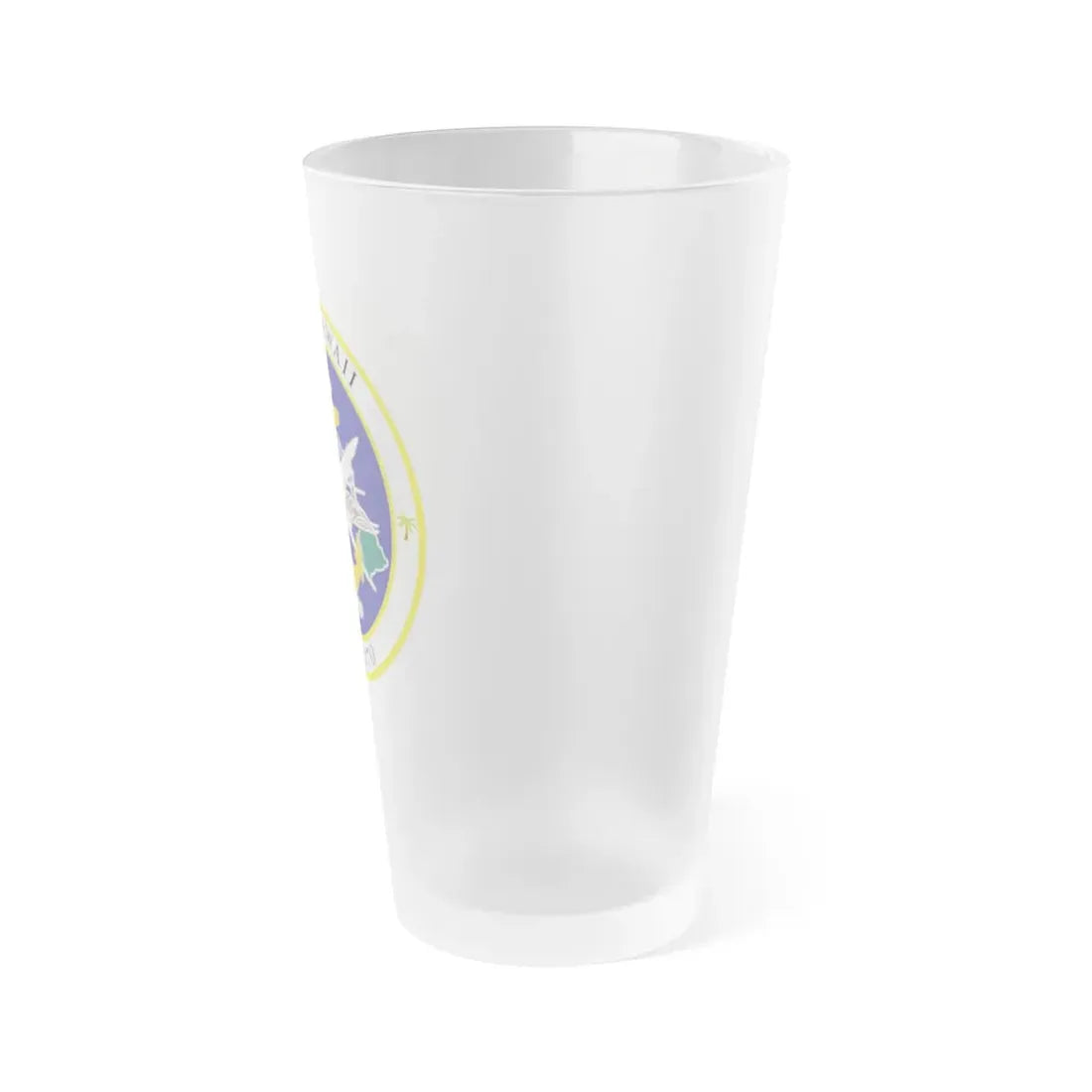 NIOC Hawaii CFT 1070 (U.S. Navy) Frosted Pint Glass 16oz - Go Mug Yourself