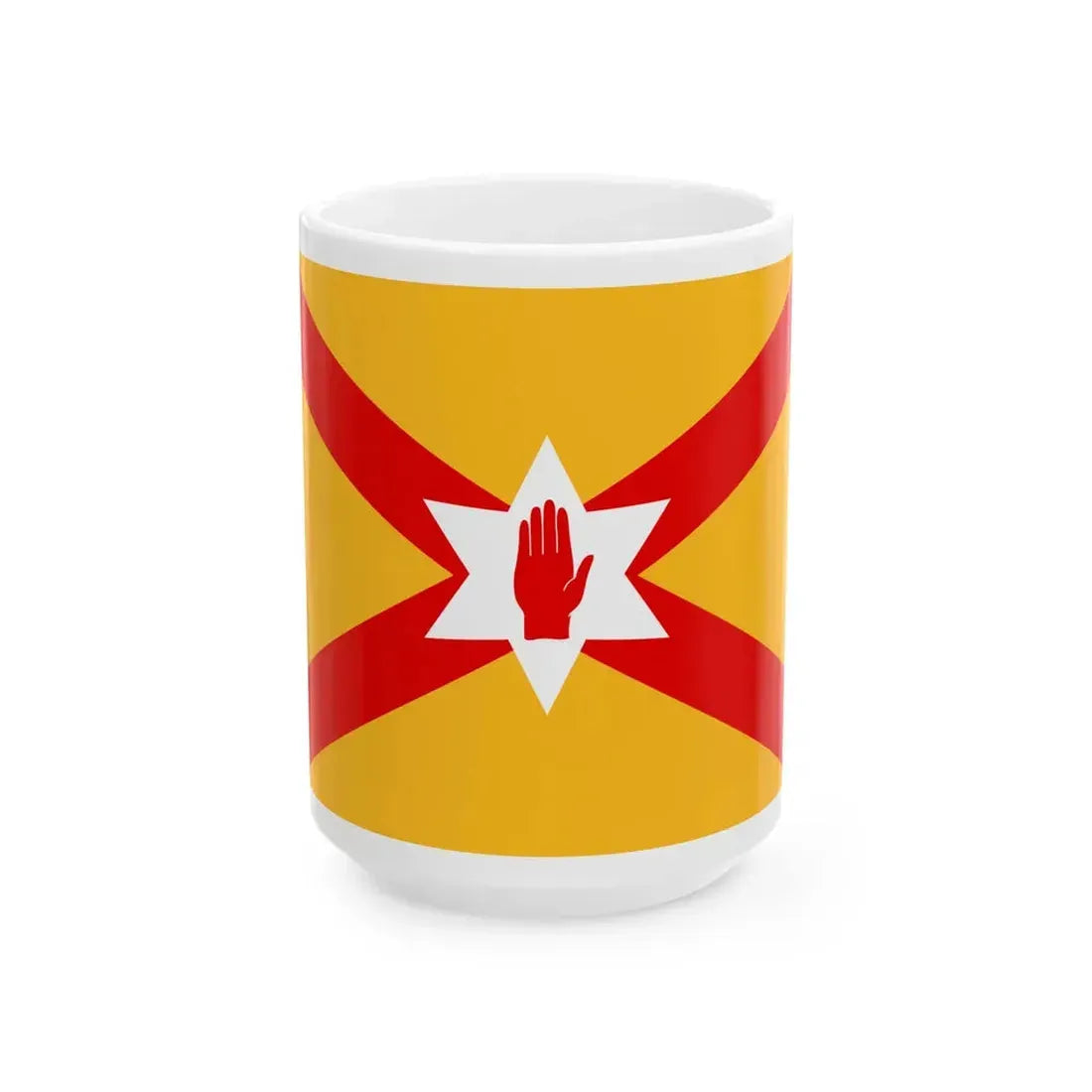 Nipaddyscross2 (Ireland) White Coffee Mug 15oz - Go Mug Yourself