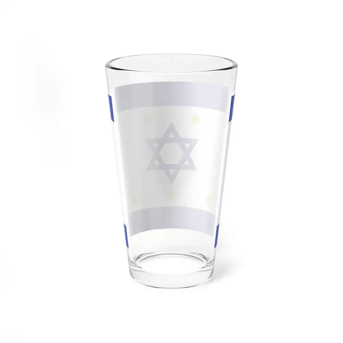 Nissim Sabahs Israel Flag Proposal 1949 (Israel) Pint Glass 16oz - Go Mug Yourself