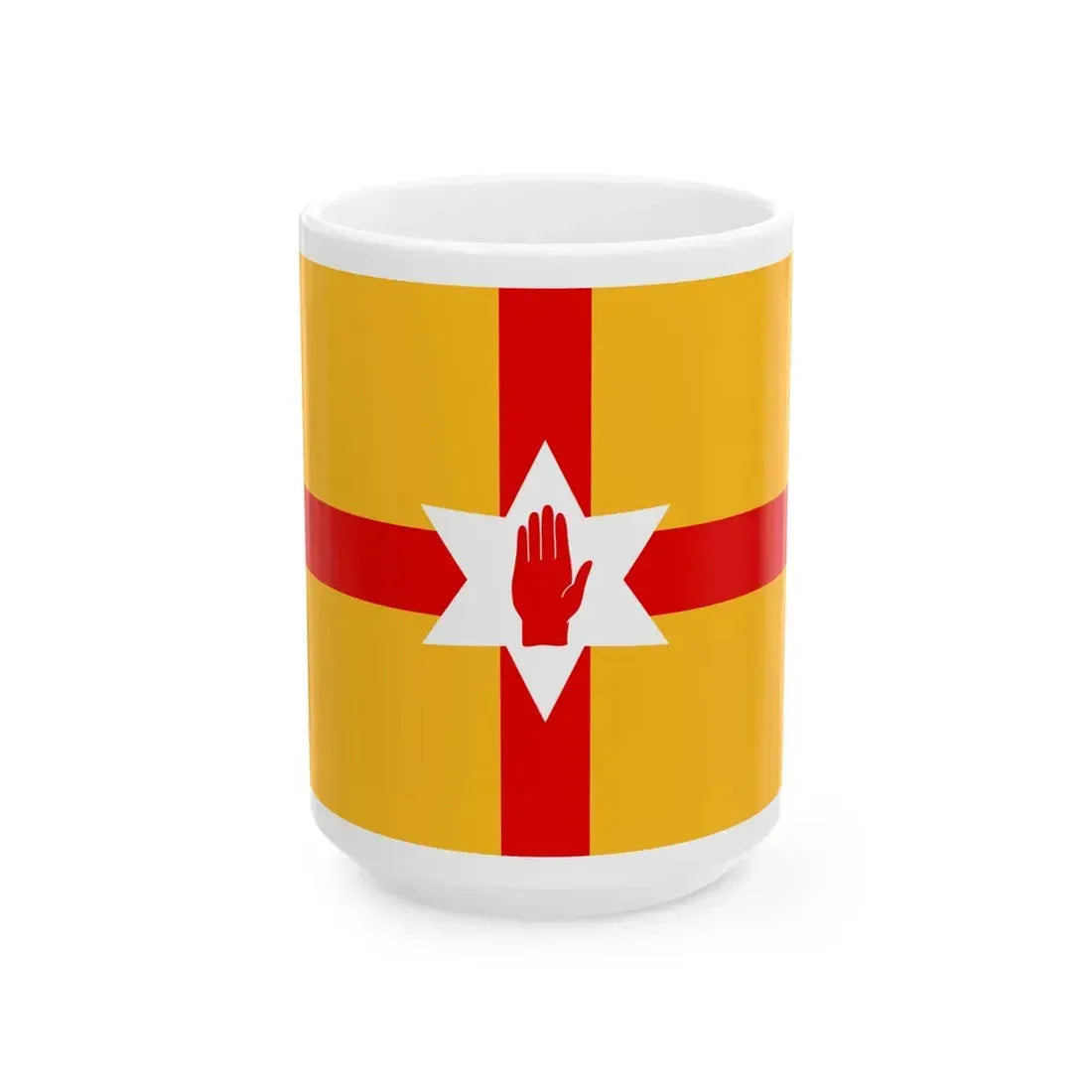 Niulstermerge (Ireland) White Coffee Mug 15oz - Go Mug Yourself