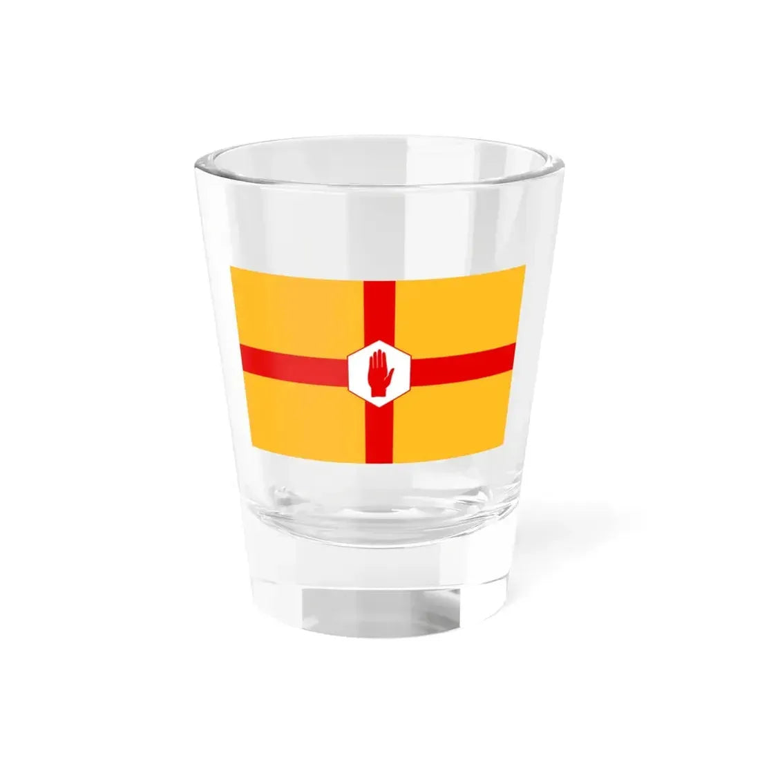 Niulstermergehexagon (Ireland) Shot Glass 1.5oz 1.5oz - Go Mug Yourself