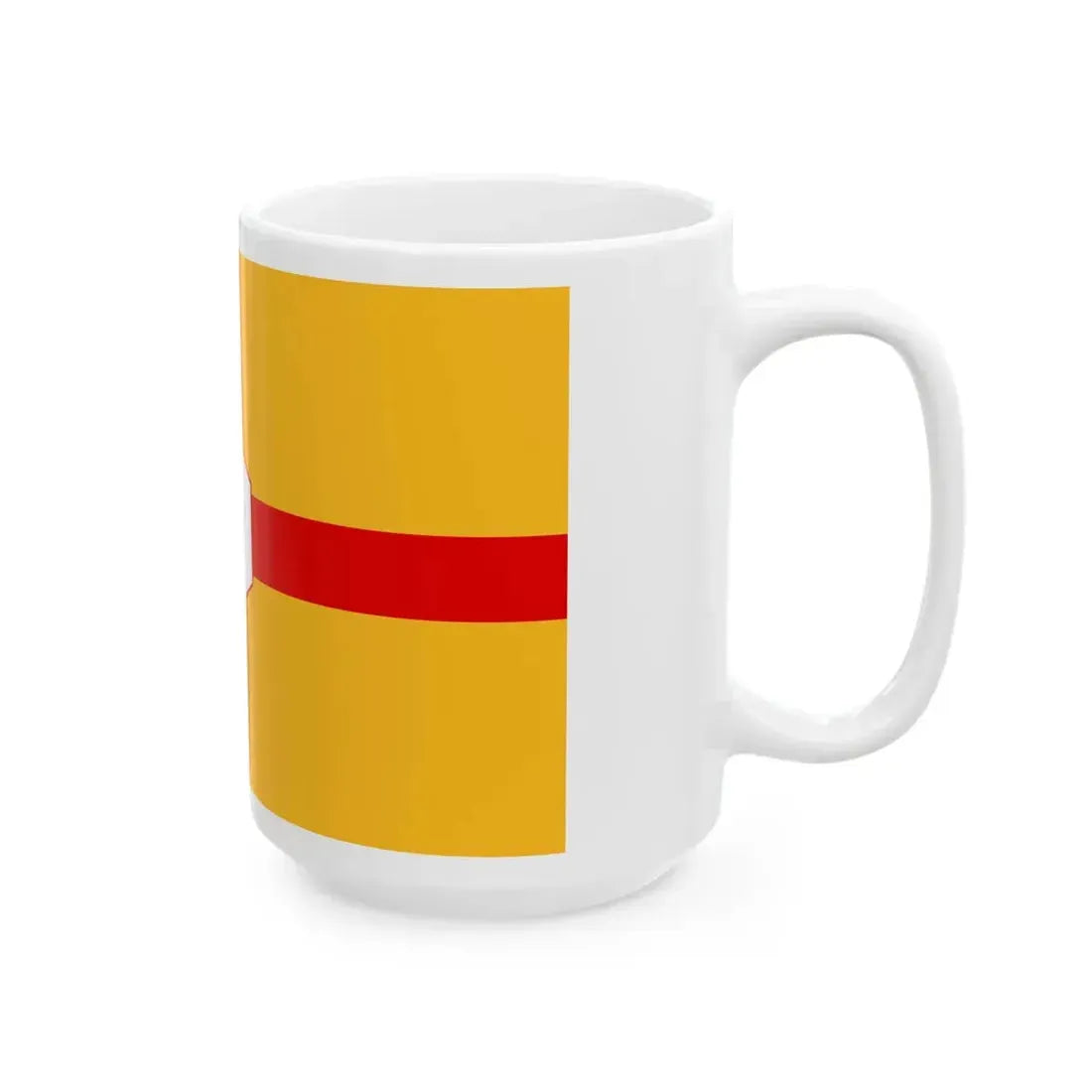 Niulstermergehexagon (Ireland) White Coffee Mug - Go Mug Yourself