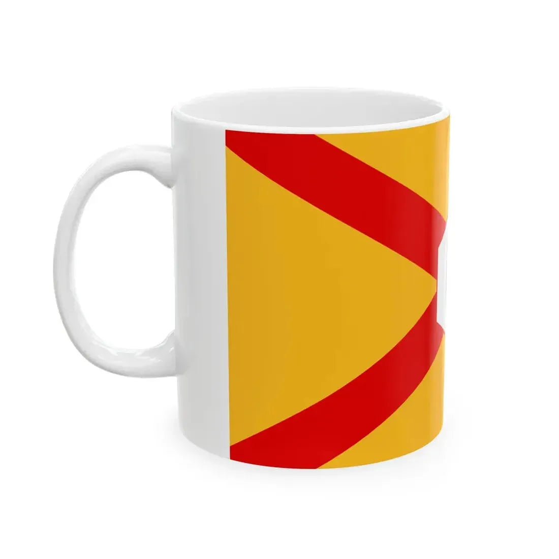 Niulsterpaddyscrosshexagon (Ireland) White Coffee Mug - Go Mug Yourself