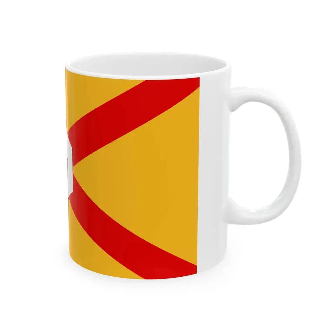 Niulsterpaddyscrosshexagon (Ireland) White Coffee Mug - Go Mug Yourself