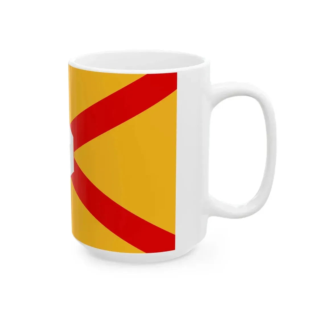 Niulsterpaddyscrosshexagon (Ireland) White Coffee Mug - Go Mug Yourself