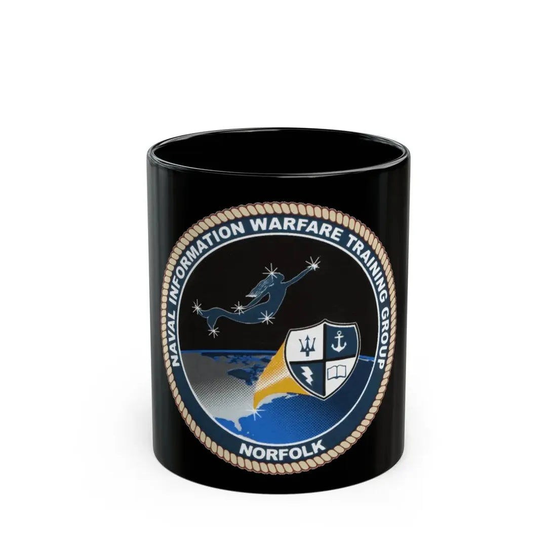 NIWTG Norfolk (U.S. Navy) Black Coffee Mug - Go Mug Yourself