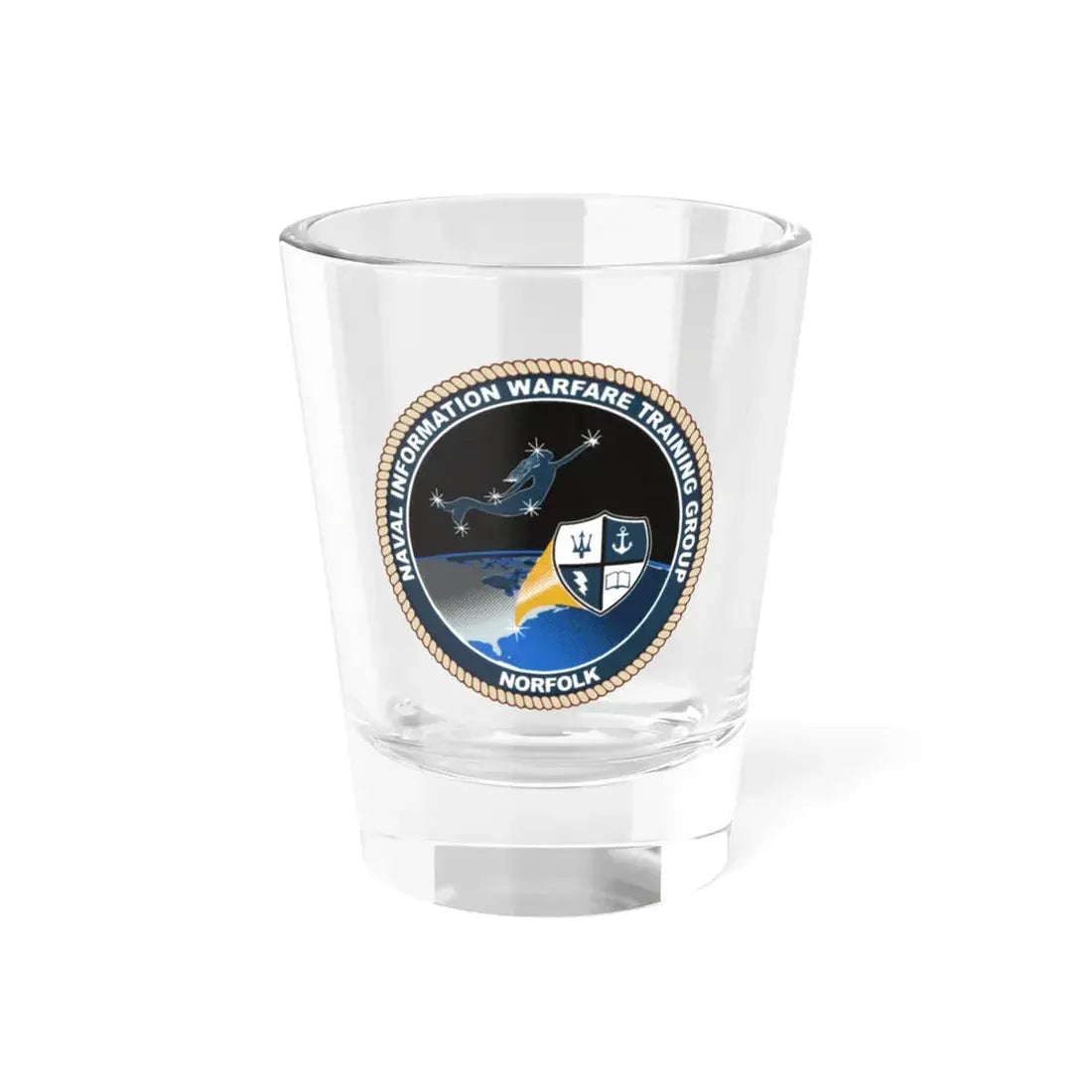 NIWTG Norfolk (U.S. Navy) Shot Glass 1.5oz 1.5oz - Go Mug Yourself