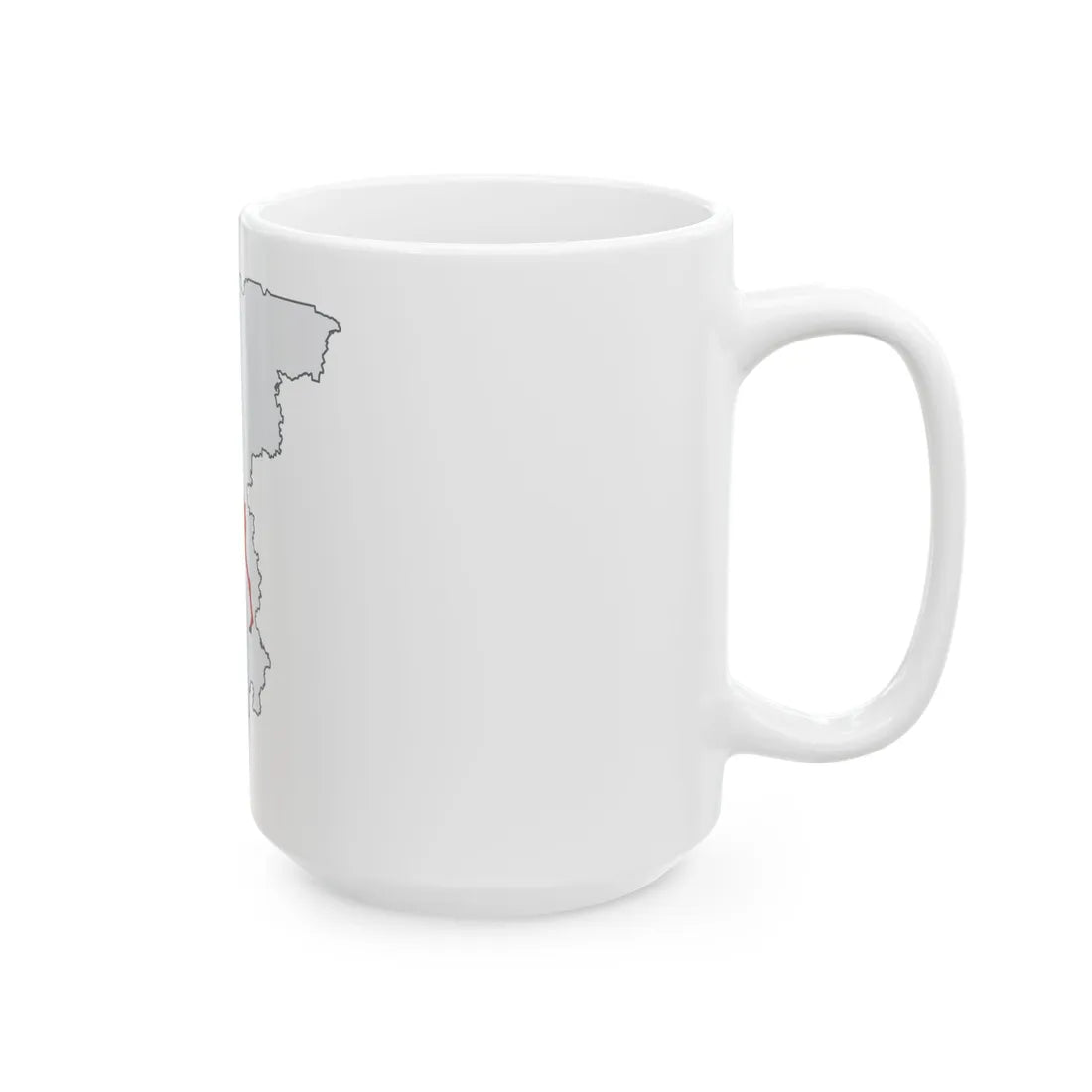 Nizh-obl-geo-stub (Russia) White Coffee Mug - Go Mug Yourself