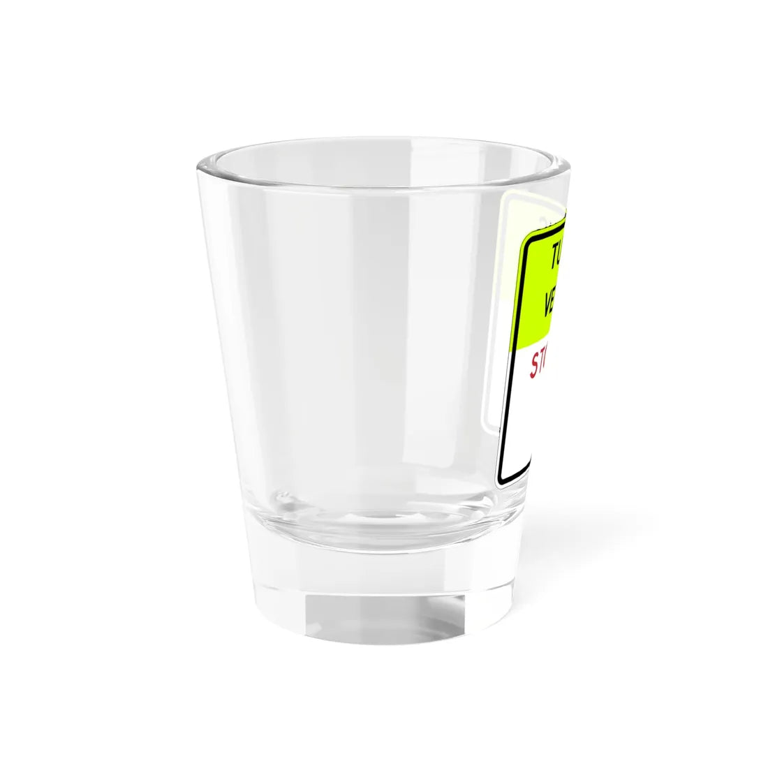 NJ Road sign RNJ10-15S (New Jersey) (Road Sign) Shot Glass 1.5oz - Go Mug Yourself