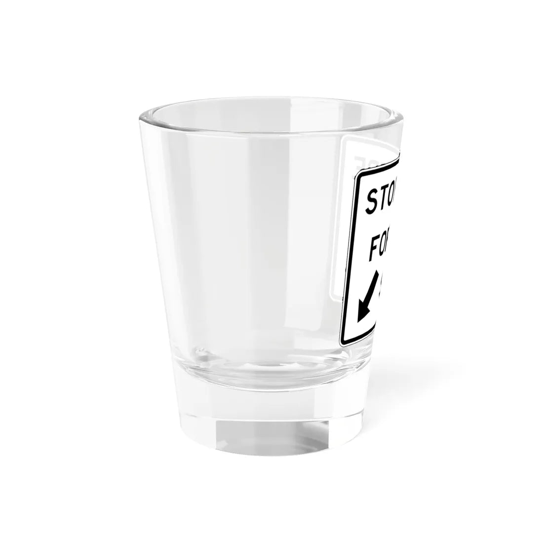 NJ Road sign RNJ10-17 (New Jersey) (Road Sign) Shot Glass 1.5oz - Go Mug Yourself