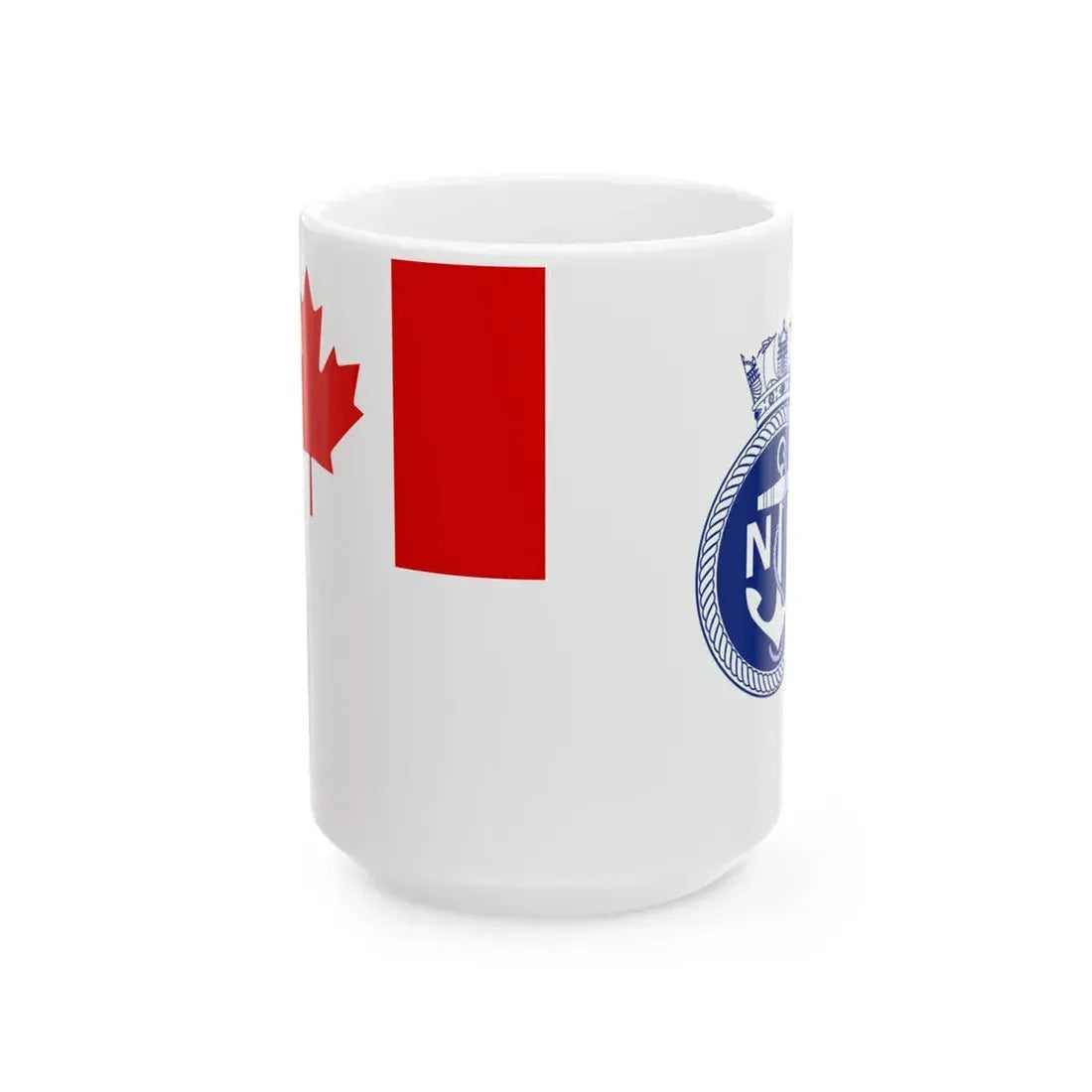 NLC Flag 1965-2011 (Canada) White Coffee Mug 15oz - Go Mug Yourself