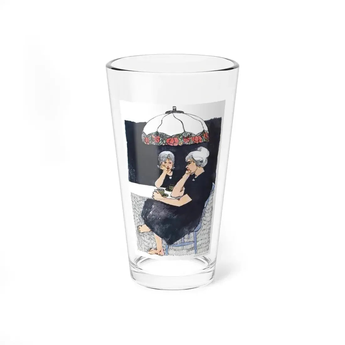 No Beginning, No End, Redbook, March 1964 (Magazine Illustration) Pint Glass 16oz 16oz - Go Mug Yourself