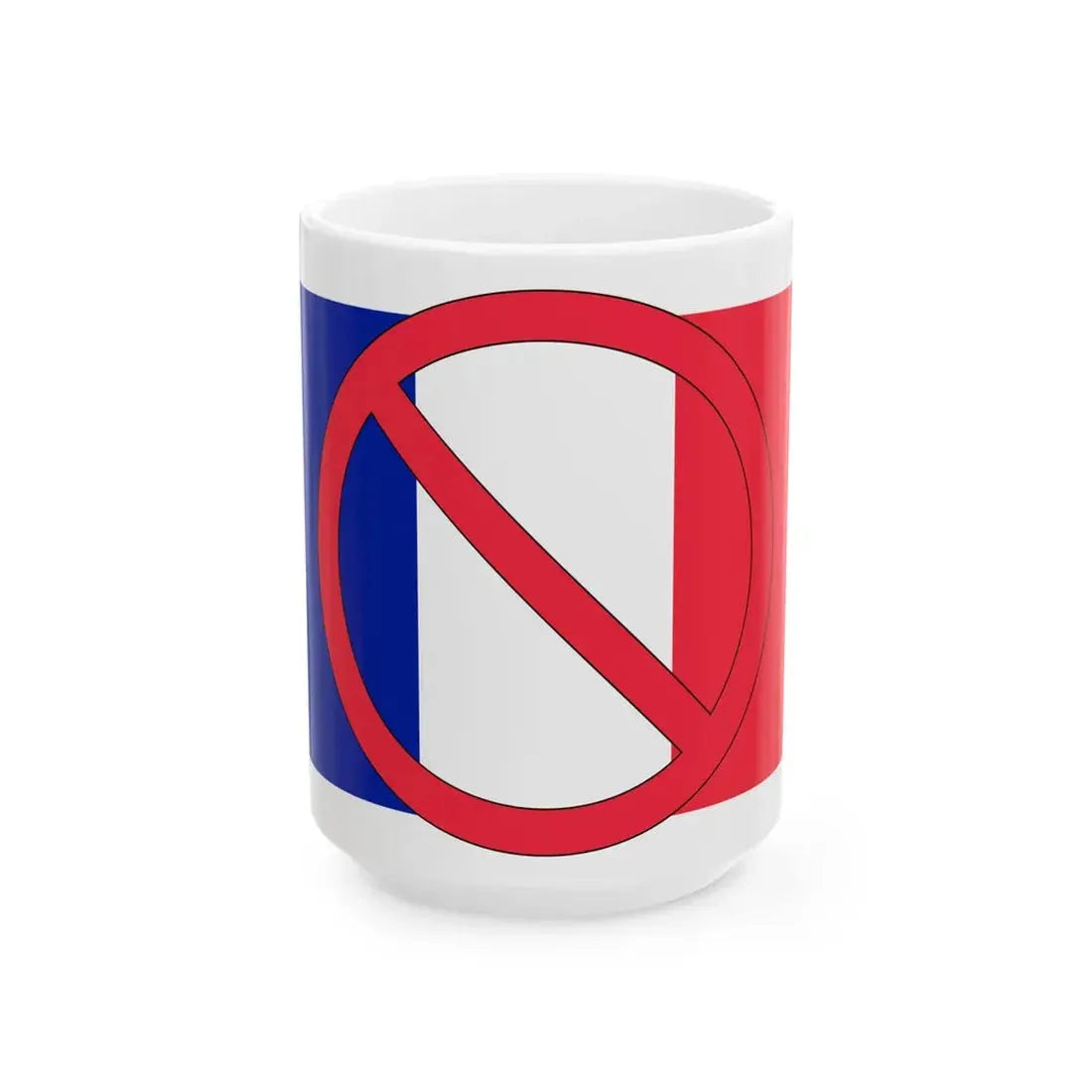 No France (France) White Coffee Mug 15oz - Go Mug Yourself
