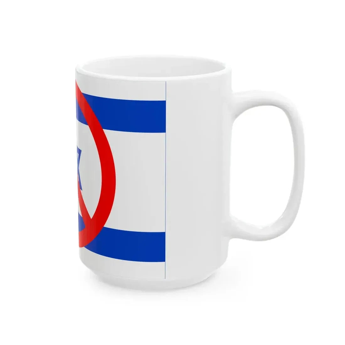 No Israel (Israel) White Coffee Mug - Go Mug Yourself