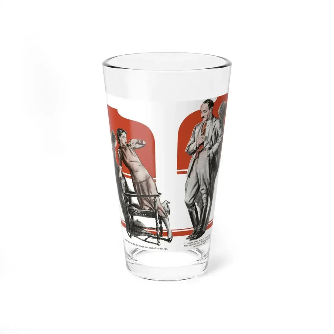 No More Orchids (1), Liberty magazine, July 2, 1932 (Magazine Illustration) Pint Glass 16oz 16oz - Go Mug Yourself