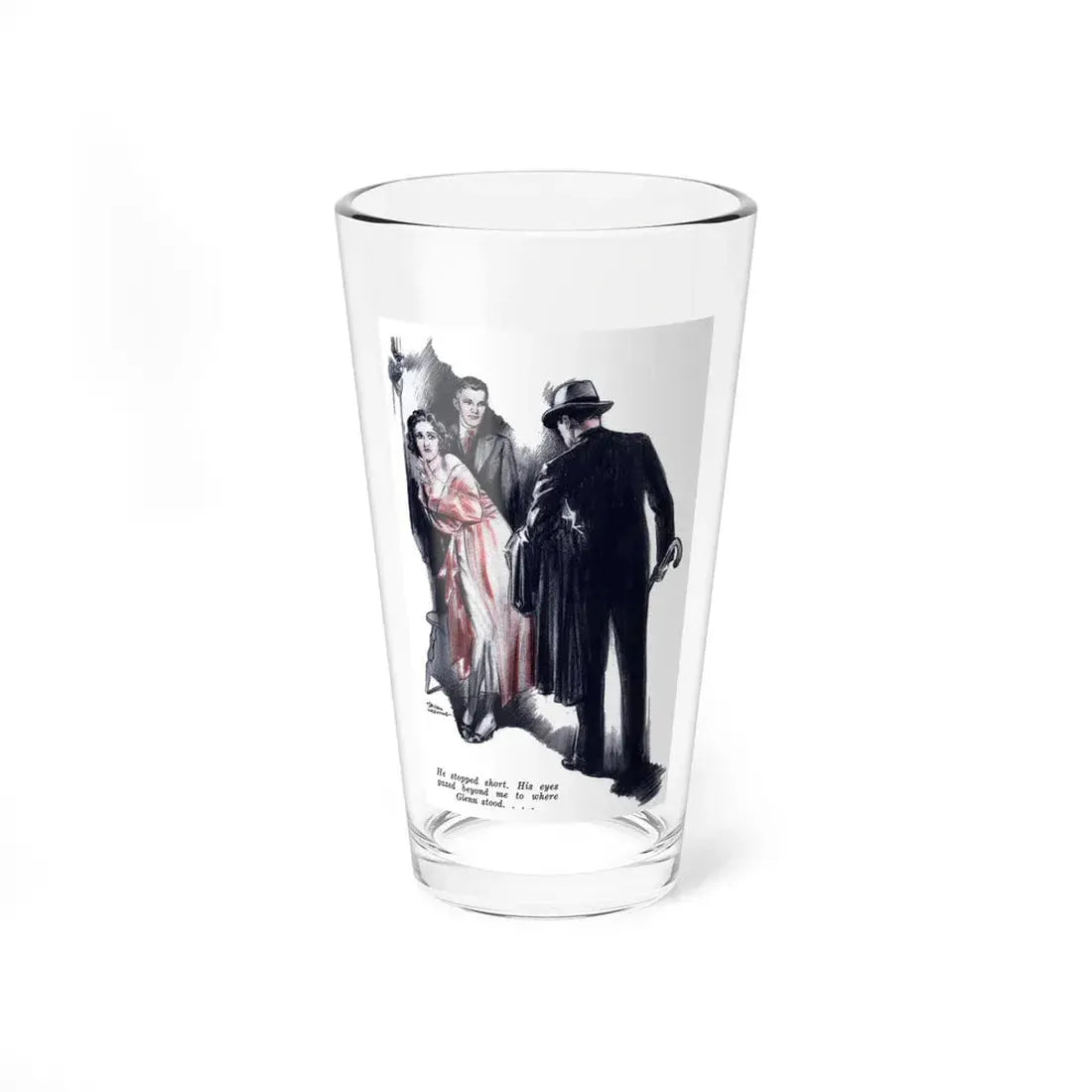 No More Orchids (10), Liberty magazine, August 6, 1932 (Magazine Illustration) Pint Glass 16oz 16oz - Go Mug Yourself