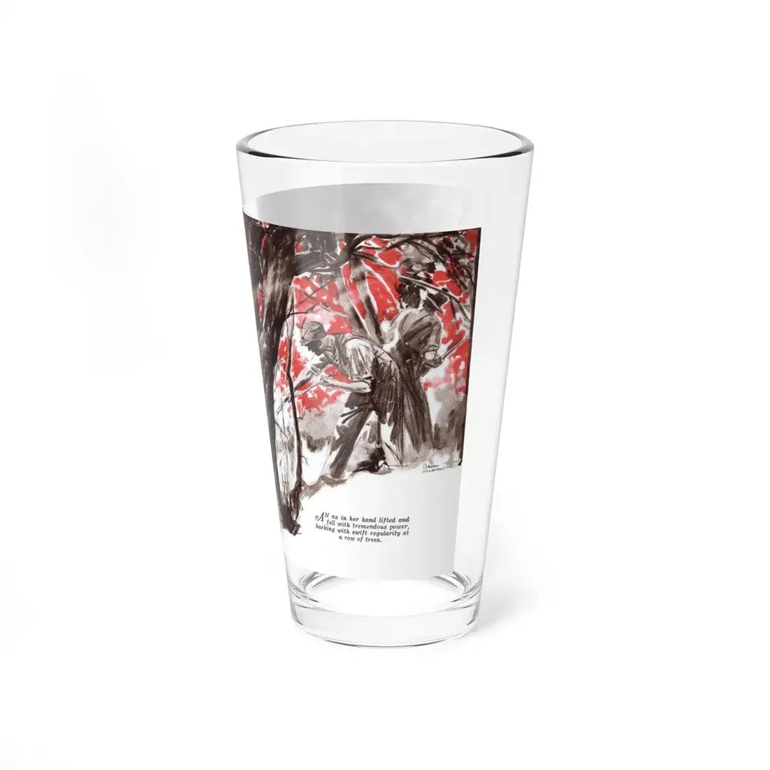 No More Orchids (11), Liberty magazine, August 13, 1932 (Magazine Illustration) Pint Glass 16oz - Go Mug Yourself