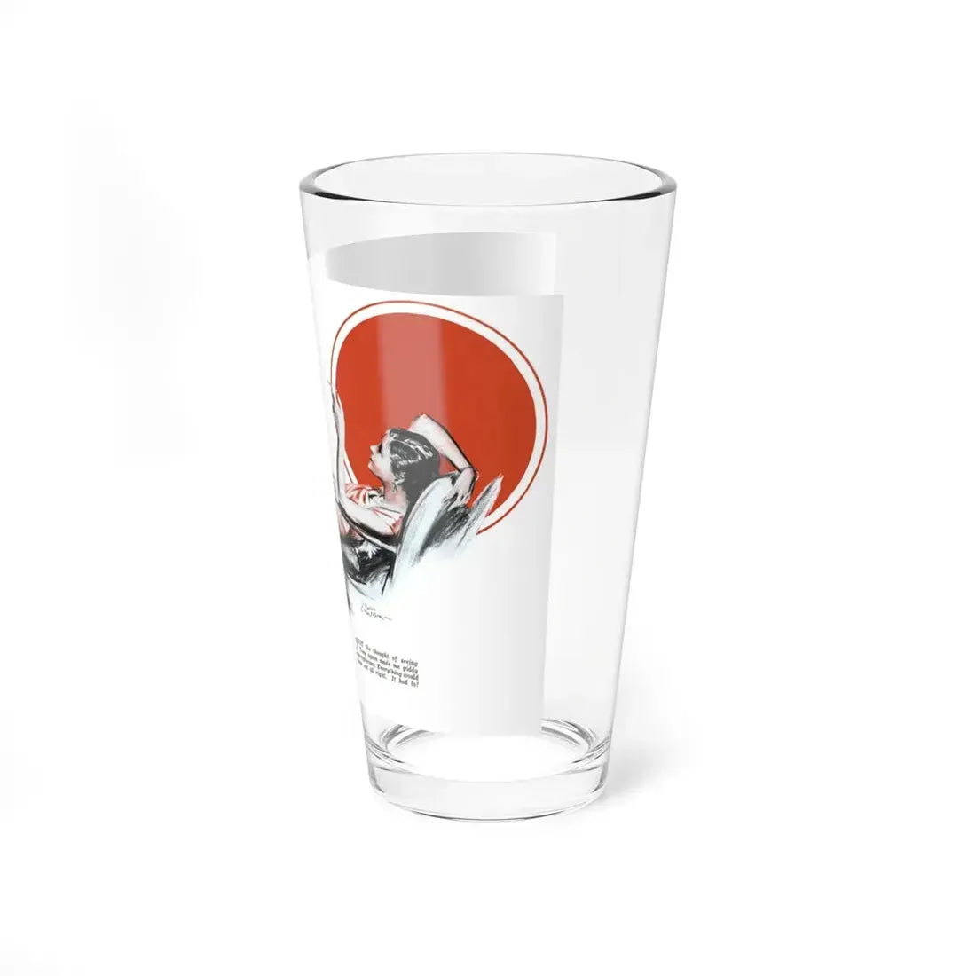 No More Orchids (3), Liberty magazine, July 2, 1932 (Magazine Illustration) Pint Glass 16oz - Go Mug Yourself
