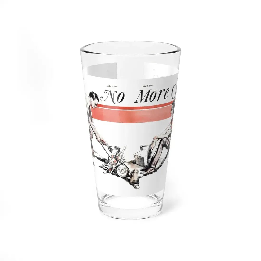 No More Orchids (4), Liberty magazine, July 9, 1932 (Magazine Illustration) Pint Glass 16oz 16oz - Go Mug Yourself