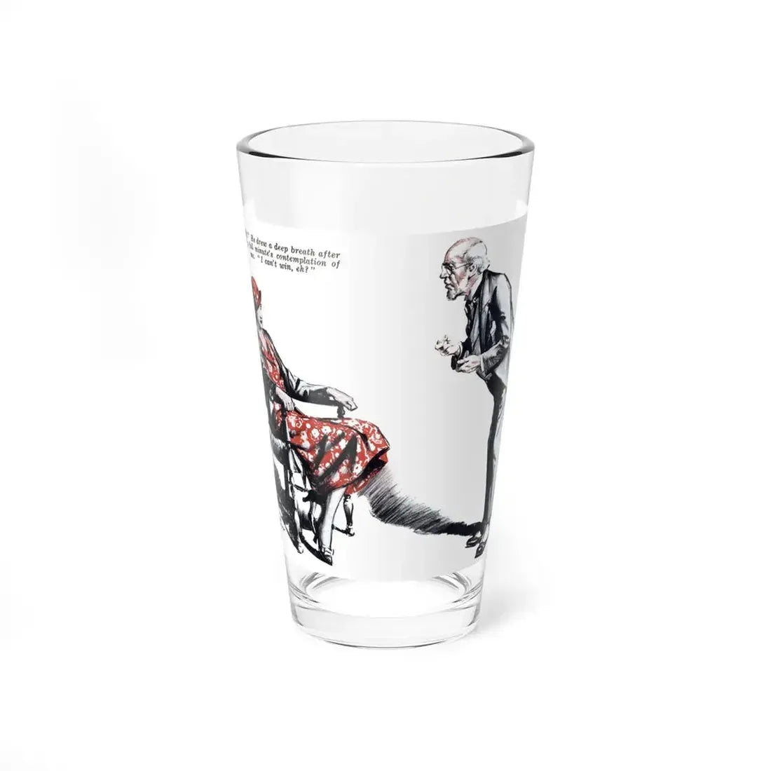 No More Orchids (6), Liberty magazine, July 9, 1932 (Magazine Illustration) Pint Glass 16oz 16oz - Go Mug Yourself