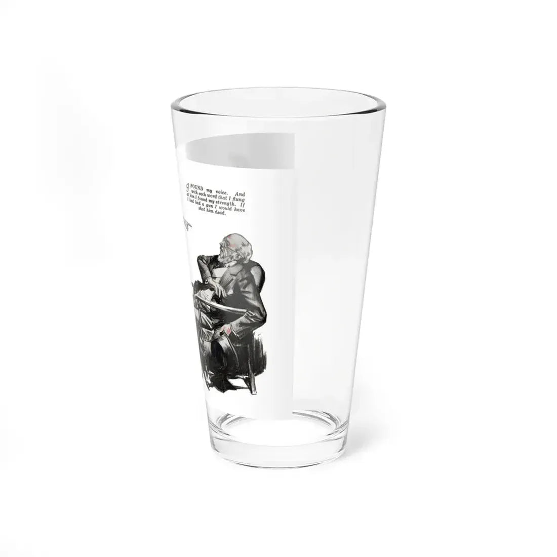 No More Orchids (8), Liberty magazine, July 30, 1932 (Magazine Illustration) Pint Glass 16oz - Go Mug Yourself