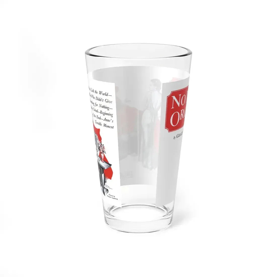 No More Orchids (9), Liberty magazine, August 6, 1932 (Magazine Illustration) Pint Glass 16oz - Go Mug Yourself