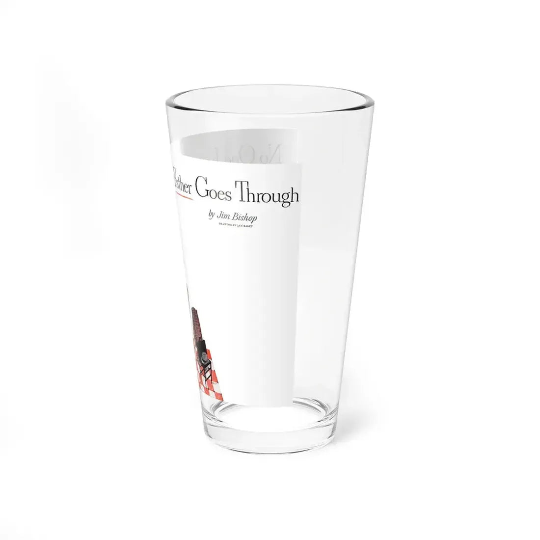 No One Knows What a Father Goes Through, Today's Woman, November 1949 (Magazine Illustration) Pint Glass 16oz - Go Mug Yourself