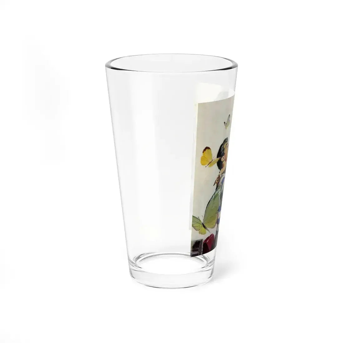 No One Was Holding the Steering Wheel..., 1952 (Magazine Illustration) Pint Glass 16oz - Go Mug Yourself