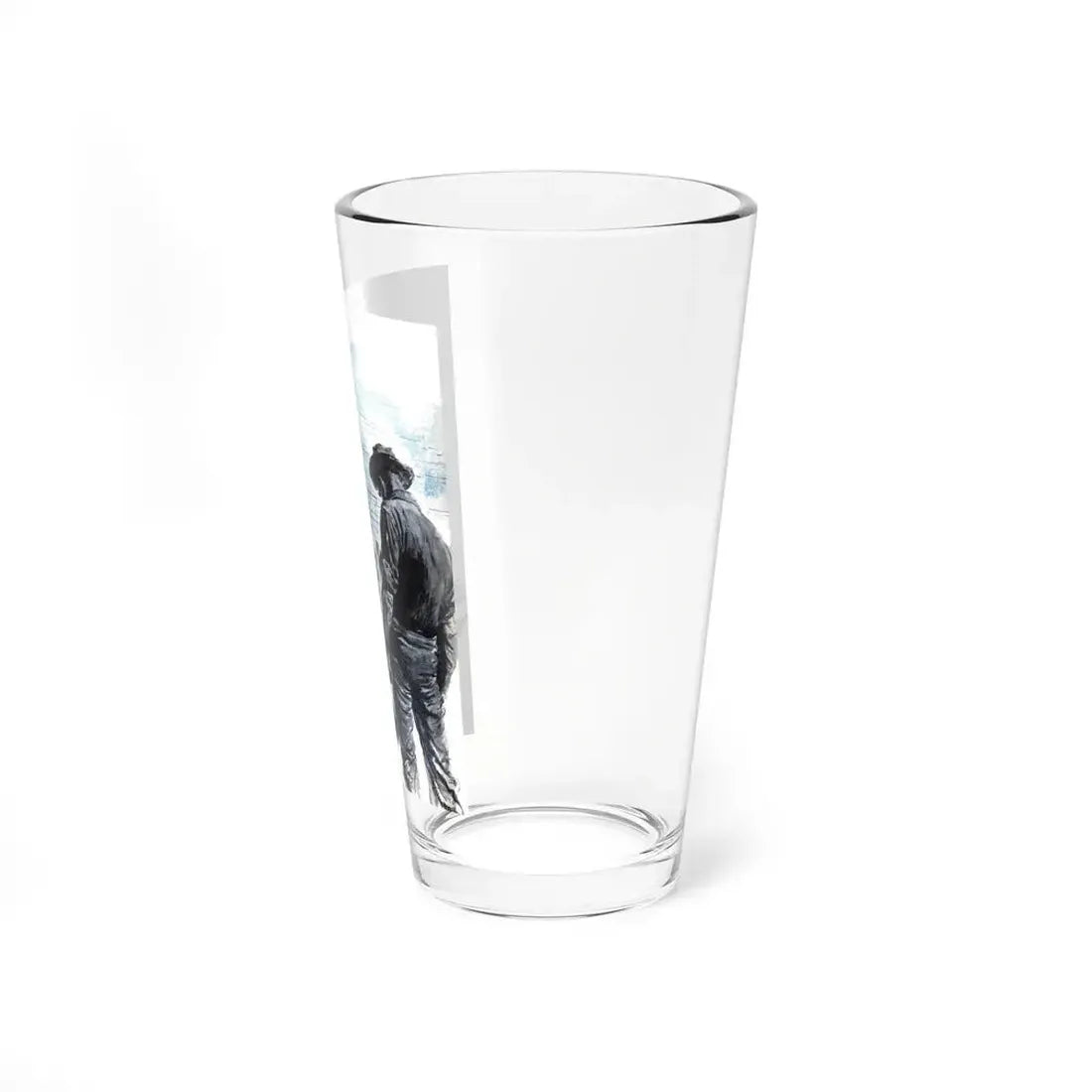 No Panga for Pieters, Bluebook Magazine, January 1955 (Magazine Illustration) Pint Glass 16oz - Go Mug Yourself