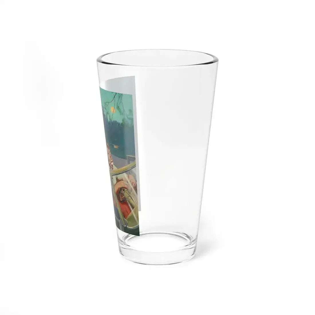 No Parking (Magazine Illustration) Pint Glass 16oz - Go Mug Yourself