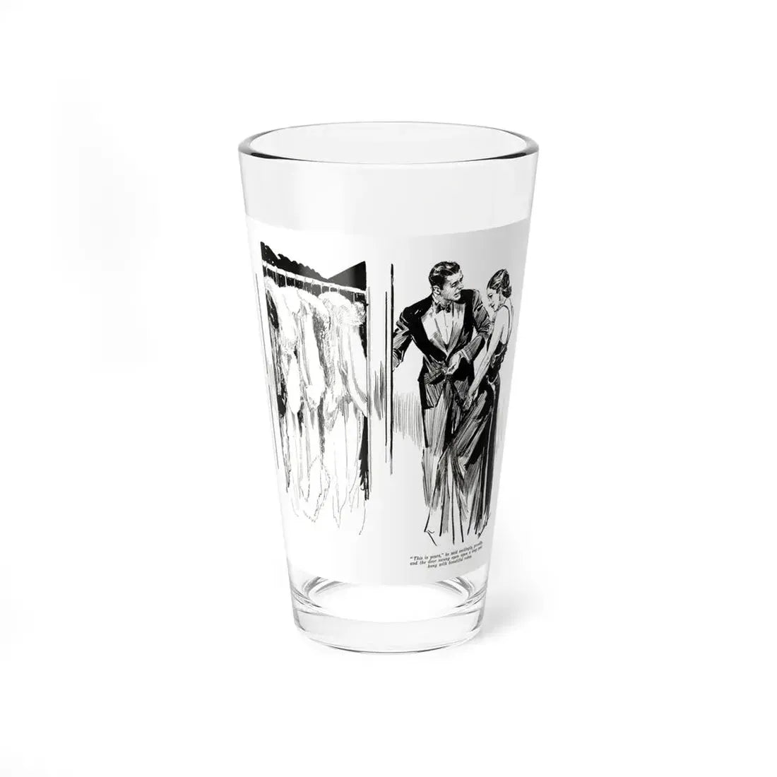 No Place for Goats in Eden (1), Liberty magazine, July 30, 1932 (Magazine Illustration) Pint Glass 16oz 16oz - Go Mug Yourself