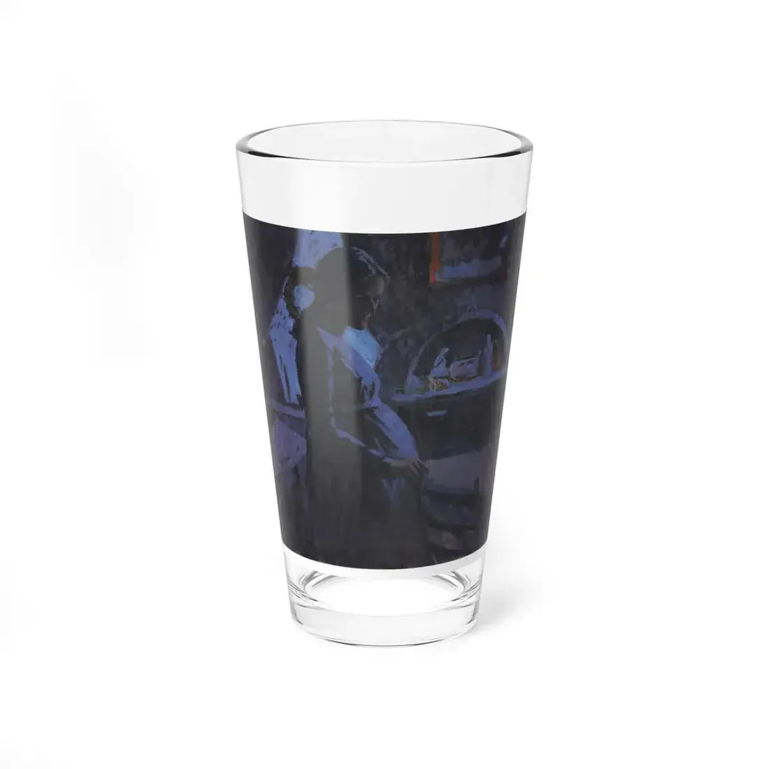 No Room, Redbook, December 1964 (Magazine Illustration) Pint Glass 16oz 16oz - Go Mug Yourself
