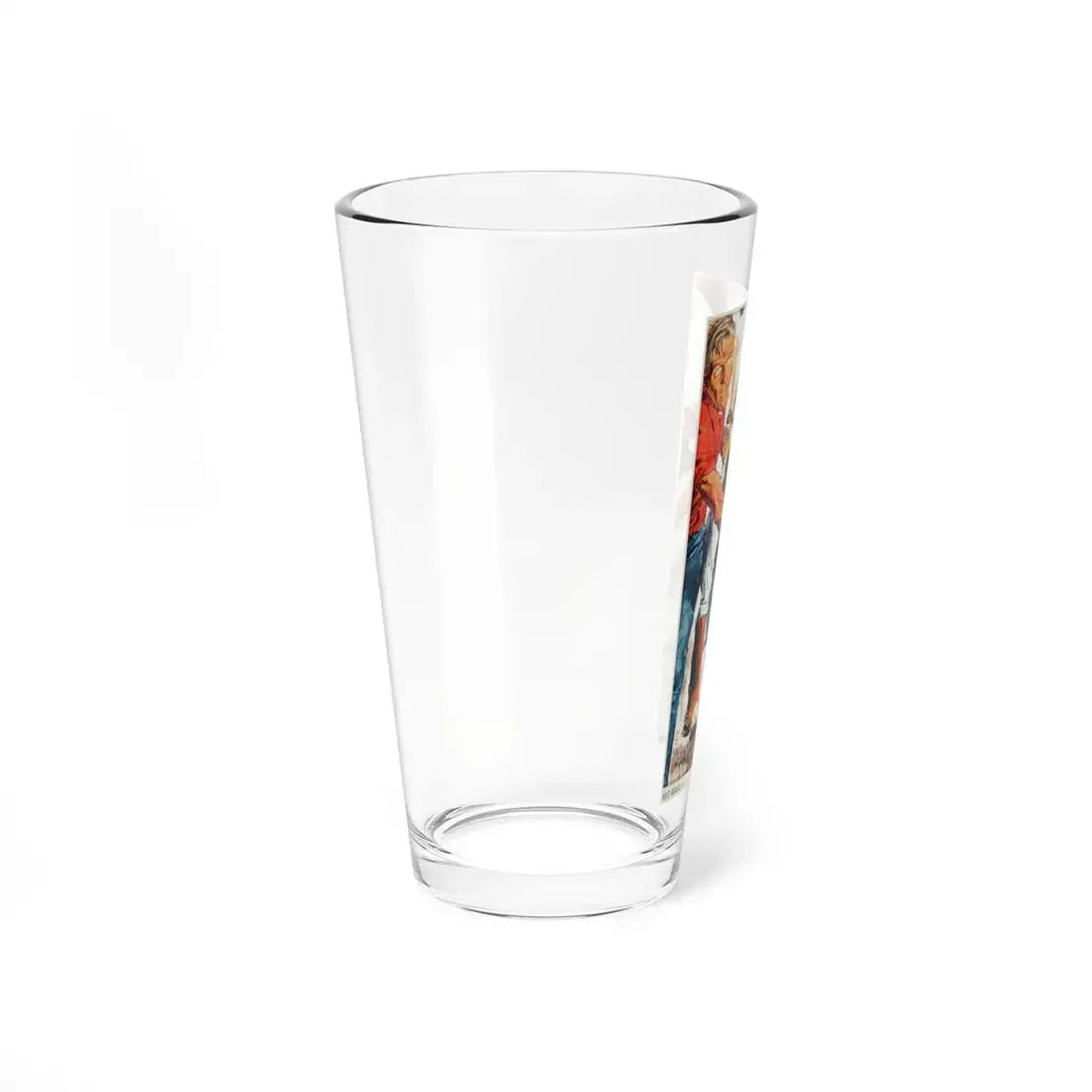 No Way Out, The Saturday Evening Post story illustration, 1958 (Magazine Illustration) Pint Glass 16oz - Go Mug Yourself