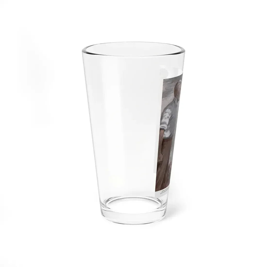 No Words for Love, Redbook, February 1948 (Magazine Illustration) Pint Glass 16oz - Go Mug Yourself