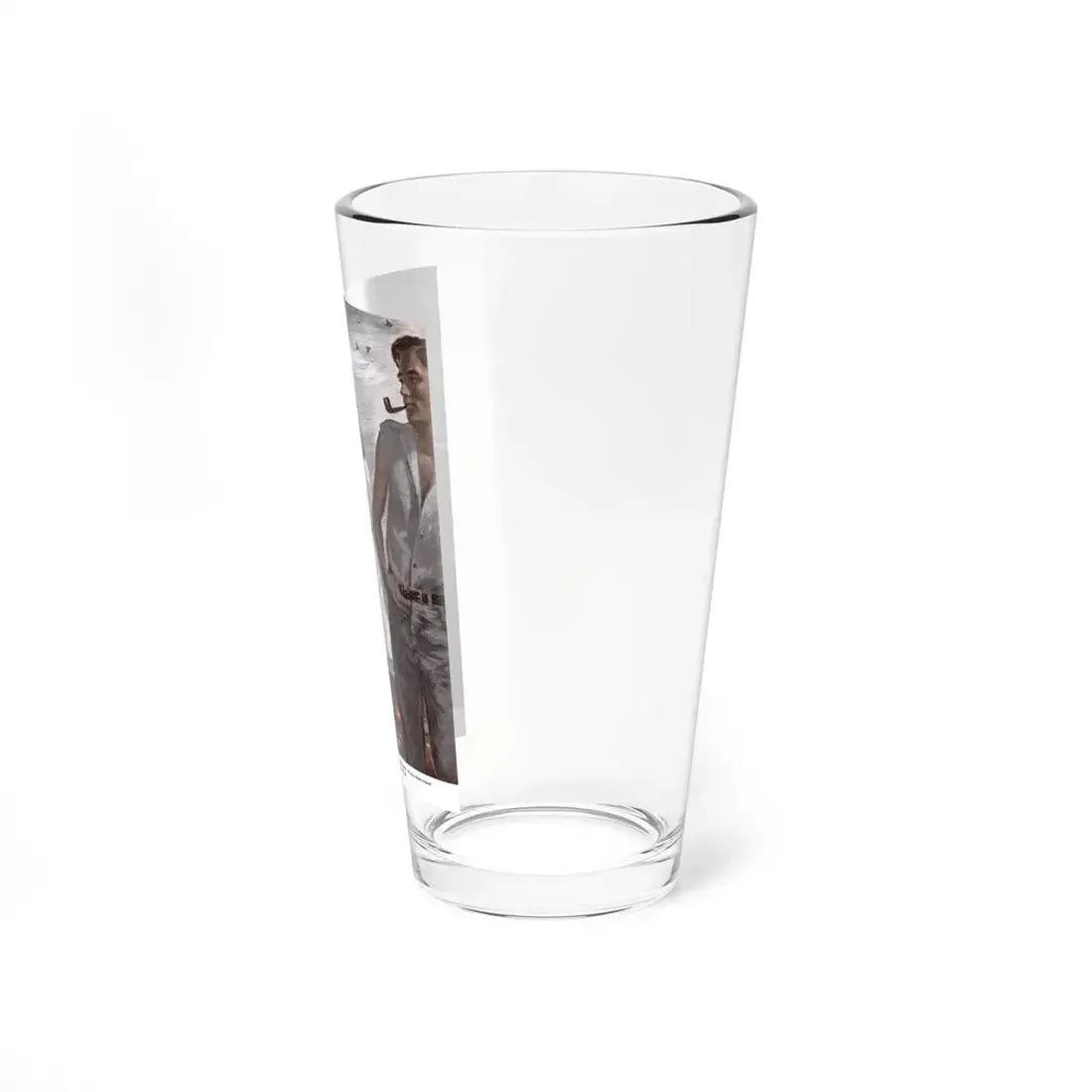 No Words for Love, Redbook, February 1948 (Magazine Illustration) Pint Glass 16oz - Go Mug Yourself