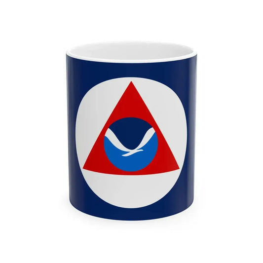 NOAA Flag (United States) White Coffee Mug 11oz - Go Mug Yourself