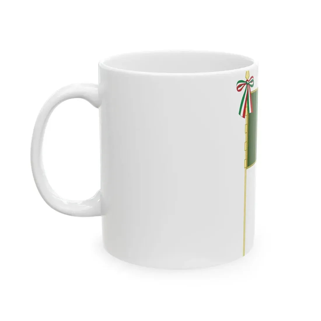 Nocera Inferiore-Bandiera Completa (Italy) White Coffee Mug - Go Mug Yourself