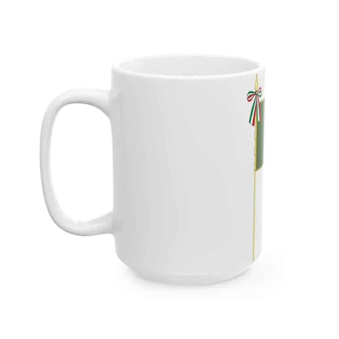 Nocera Inferiore-Bandiera Completa (Italy) White Coffee Mug - Go Mug Yourself