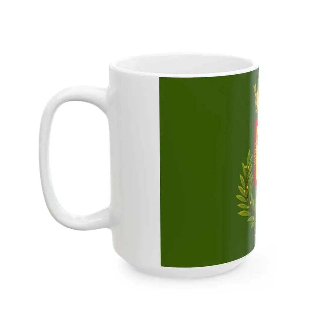 Nocera Inferiore-Bandiera (Italy) White Coffee Mug - Go Mug Yourself