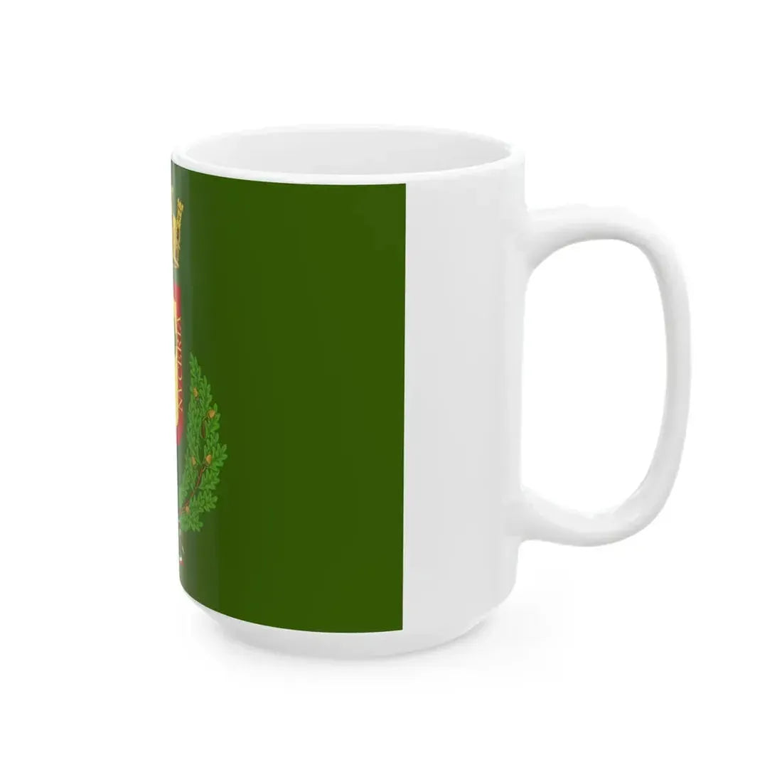 Nocera Inferiore-Bandiera (Italy) White Coffee Mug - Go Mug Yourself